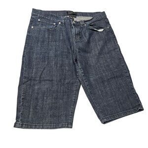 Venus Goddess Fit Jean Shorts Womens Size 12 Bermuda Medium Wash Denim